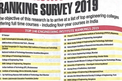 69th Rank   among the top 100 Engineering Institute across India